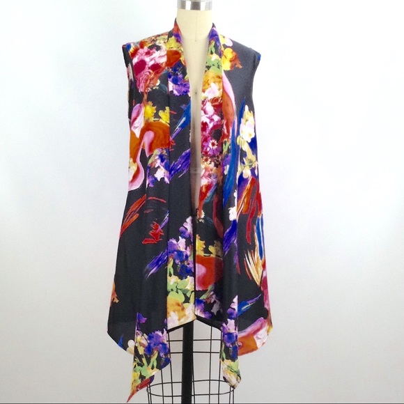 La Palapa Floral Print Swing Coat - Picture 2 of 6
